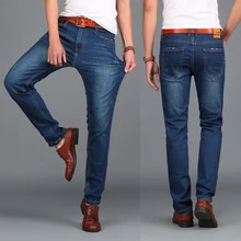 Модные дизайнерские джинсы для мужчин, джинсы от известного бренда, размер 44, высокое качество, Calca, джинсы masculina tamanho 46 48, большой размер, зима