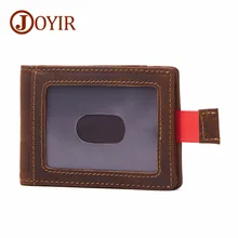 JOYIR, фирменный дизайн, мужские Зажимы для денег,, коровья кожа, портфель, мужские кошельки, Открытый зажим для денег, кошелек, отделение для карт, для мужчин