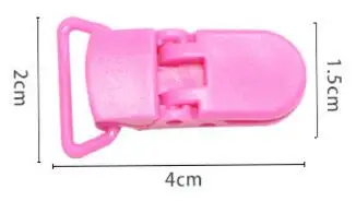 DHK Пластиковая пустышка с зажимом держатель детская соска DIY Материал ленточка аксессуары S794
