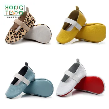 

Hot Sale 2019 Toddler Kid Baby Girl Shoes Genuine Leather leopard Elastic Band Newborn Walking Shoes Soft Sole Baby Shoes
