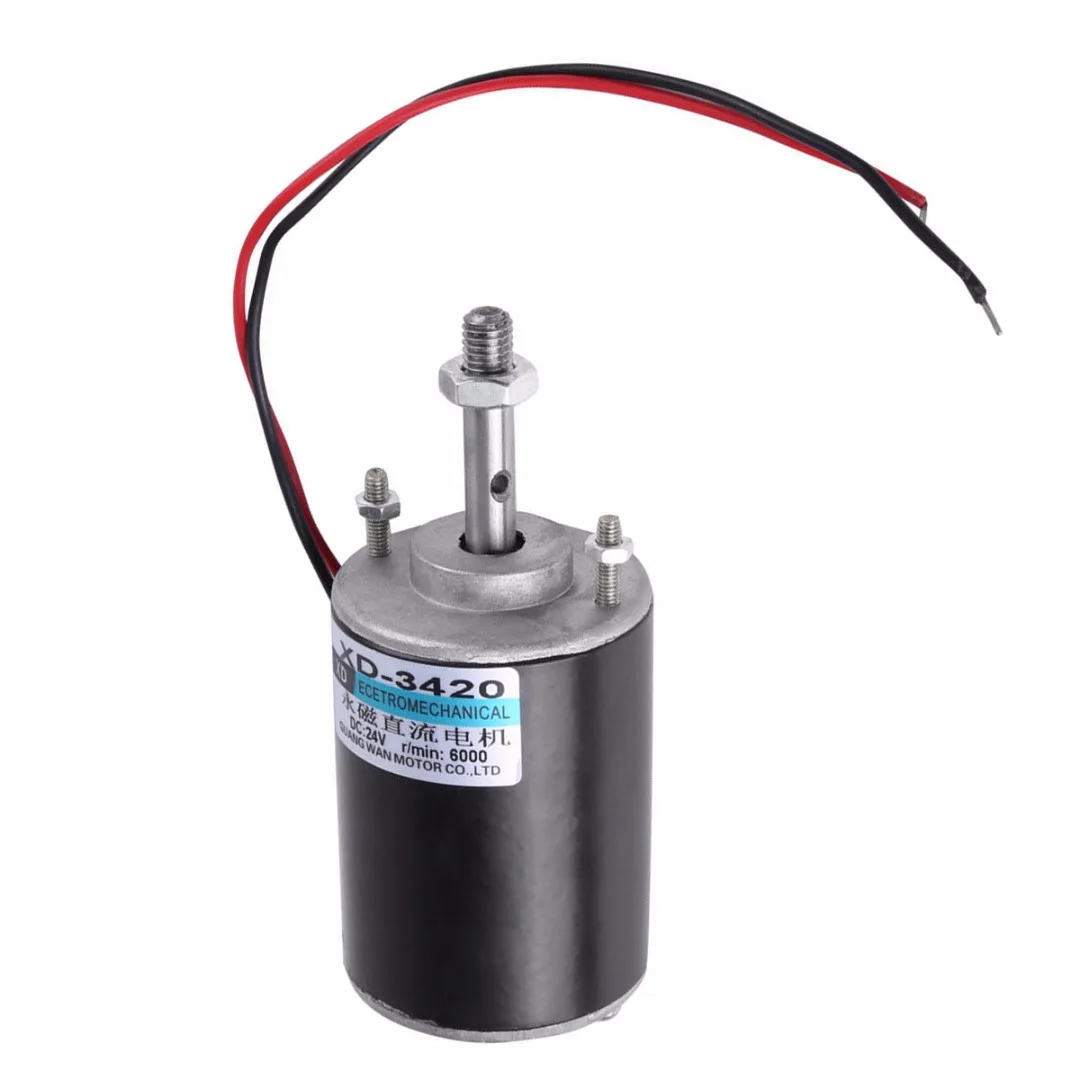 1pc New 30W Mini Micro DC Speed Motor 12/24V Permanent Magnet Electric DC Motor CW/CCW For DIY Generator