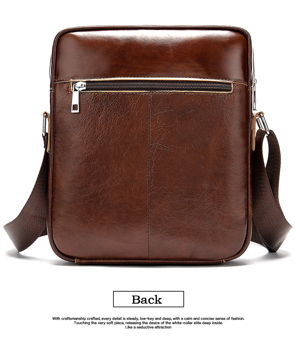 Men 's Shoulder Bags Genuine leather Male Flap Crossbody Bag for Men Vintage Pockets Ipad Phone Messenger Handbags 11