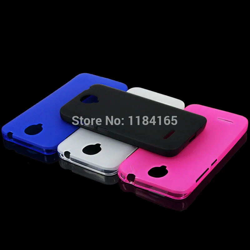 

Case for Alcatel One Touch Idol 2 Mini L / OT6014 / 6014D / 6014X Pudding Anti Skid Soft Silicone TPU Protection Skin Gel Cover