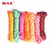 25 футов/50 футов/100 футов 550 Паракорд парашютный шнур веревочка Mil Spec Тип III 7 стенд веревка для выживания на открытом воздухе скалолазание