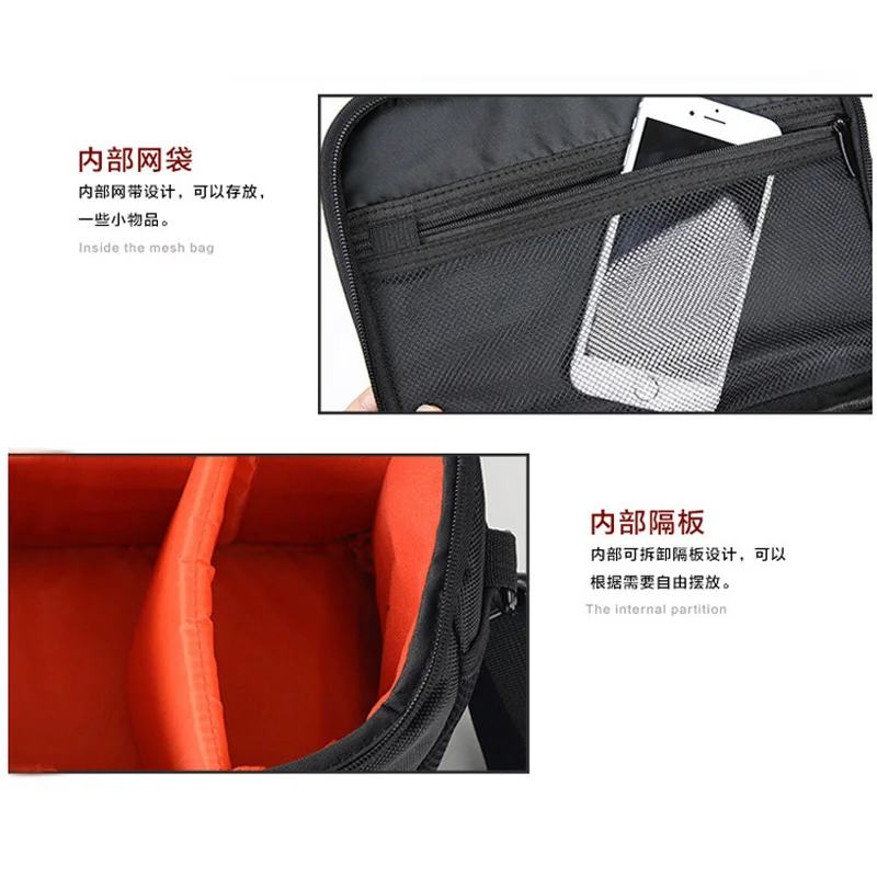 Bolsa Case para Sony Câmera de Vídeo Prova de Choque Alta Qualidade dv Camcorder Fdr axp55 Axp35 Ax30 Ax40 Ax53 Ax33 Cx580e Pj820e Ombro à - Image 5