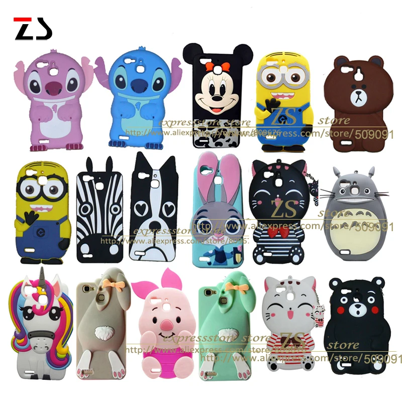 

100pcs/lot cartoon Case for Huawei GR3 TAG-L01 TAG-L03 TAG-L21 TAG-L22 back Cover Huawei enjoy 5S TAG L01 L03 L13 L21 L22 L23