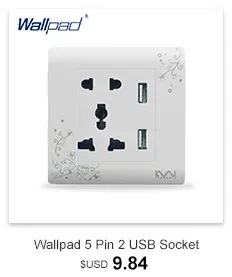 Wallpad EU Пособия по немецкому языку разъем& 2 Gang 2 позиционный переключатель& USB Зарядное устройство 5V 1000mA стены Мощность Зарядное устройство атласная металлическая Панель