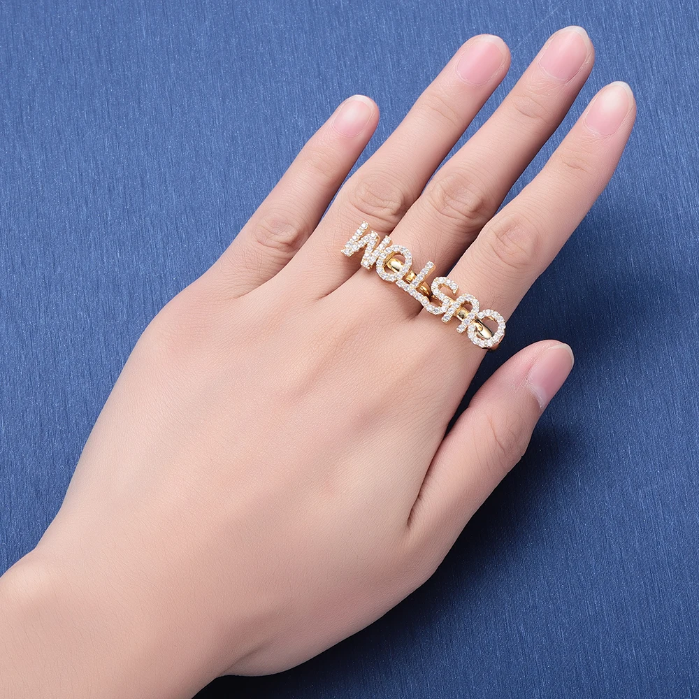 Duoying циркониевые оригинальные кольца с друзьями любви кольцо A-Z кольца с буквами алфавита с буквой для любви подарок для женщин кольцо для ногтей