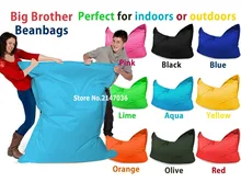 Big brother adultos cadeira do saco de feijão resistente ao desgaste, tanto para uso interior e exterior beanbag