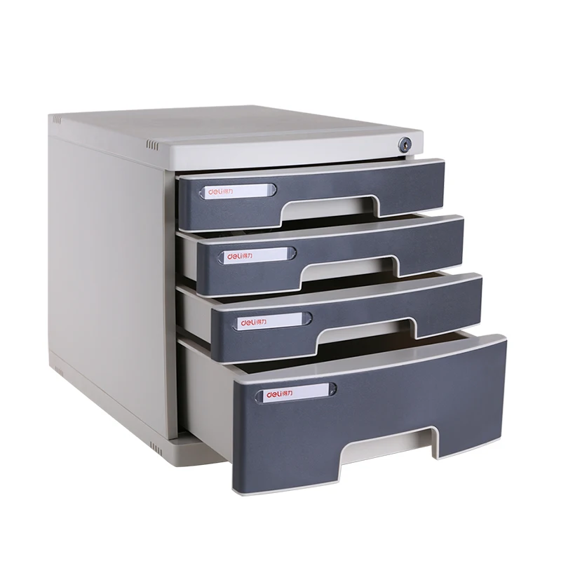 1pcs Deli file 8854 four layers of hard plastic belt lock