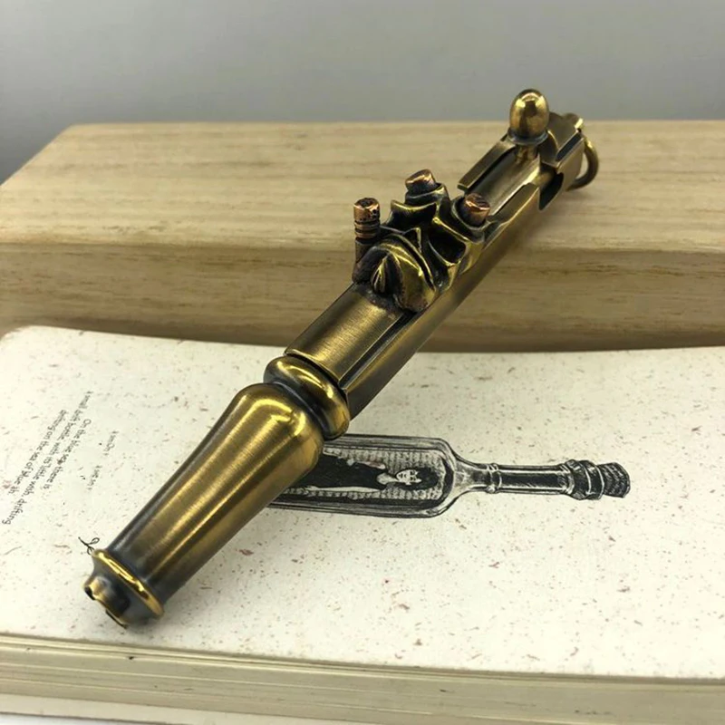 

EDC Brass Self Defense Personal Outdoor Survival Safety Tactical Pen with Multifunctional EDC tools