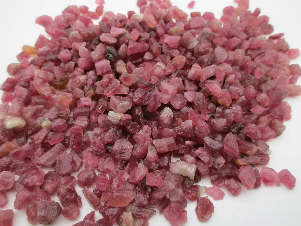 Природный Рубеллит грубые красный турмалин кварц кристалл свобода образцы натуральных камней и минералов Tank