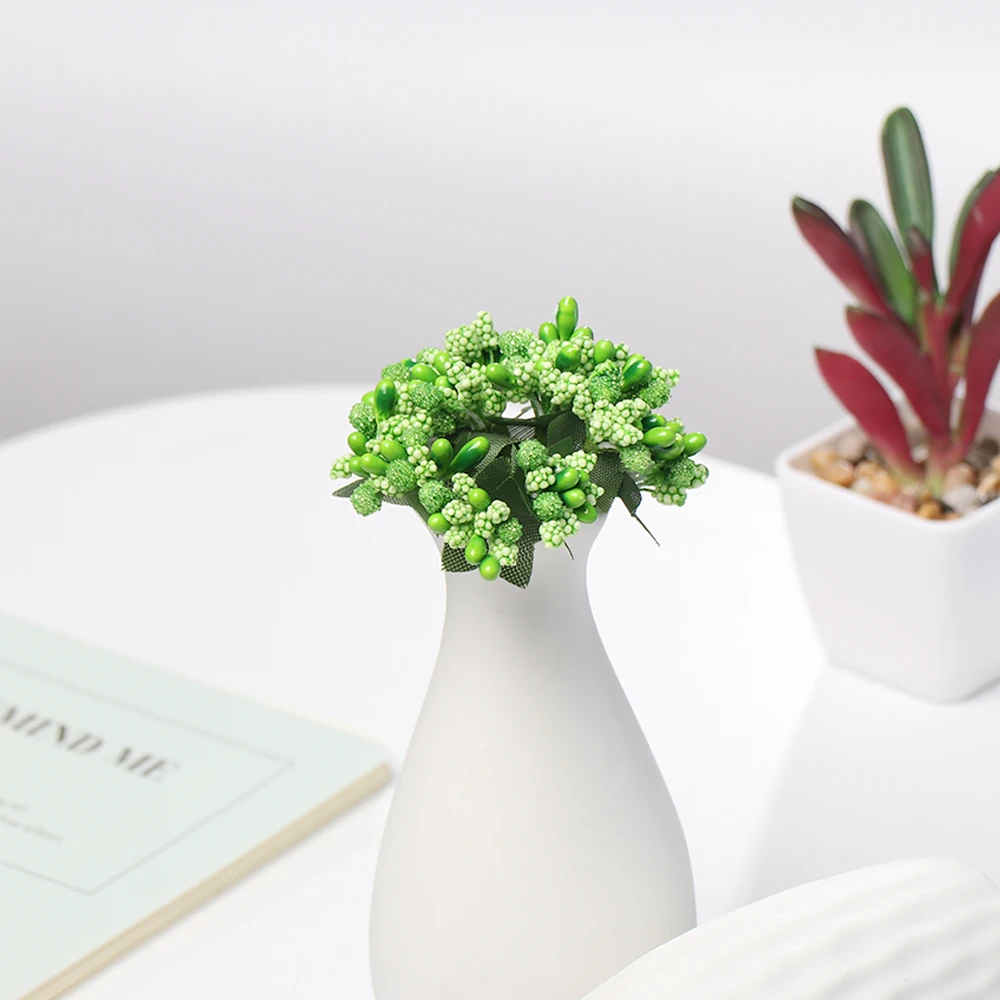 12 шт. Stamen Sugar Искусственные цветы ручной работы дешевые DIY ВЕНОК рукоделие
