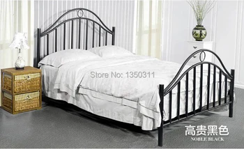 

Enhanced version of European style Metal bed iron bed double bed pastoral style student bed 1.5 meters 1.8 meters