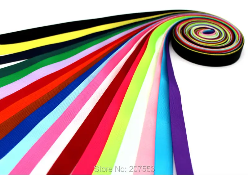 5/8 &quot16 мм Grosgrain ленты 20 многоцветные DIY Подарочные Упаковочные аксессуары
