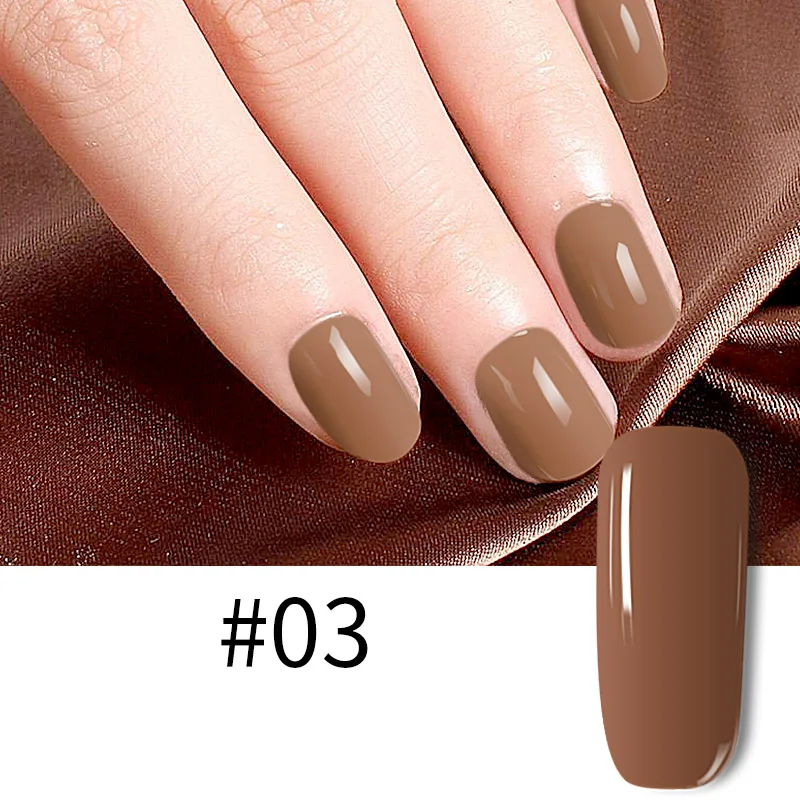 15 мл теплый чистый цвет женский УФ-гель для ногтей для женщин дамы трендовая серия кофе телесный лак для ногтей