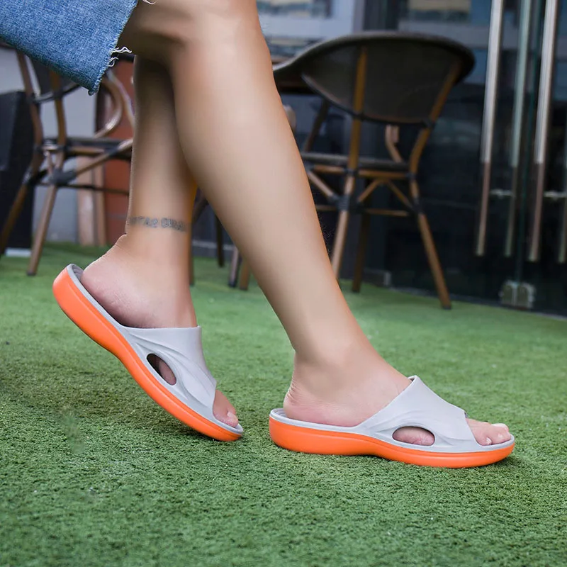 Unisex New Fashion Men Summer Slippers Flip Flops Outdoor Slides Beach Sandals Fashion Slippers Flat Casual Slippers Sandals (4)