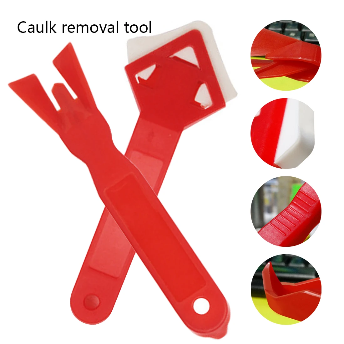 2 Pcs/set Home Joint Silicone Glass Cement Scraper Caulking Finishing Sealant Grout Remover Spreader Spatula Hand Tools