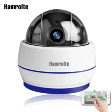 Hamrolte Wifi камера, скоростная купольная камера 1080 P, 5-кратный зум, автоматическая фокусировка, крытая PTZ ip-камера, слот для sd-карты, Аудио запись, Onvif CamHi