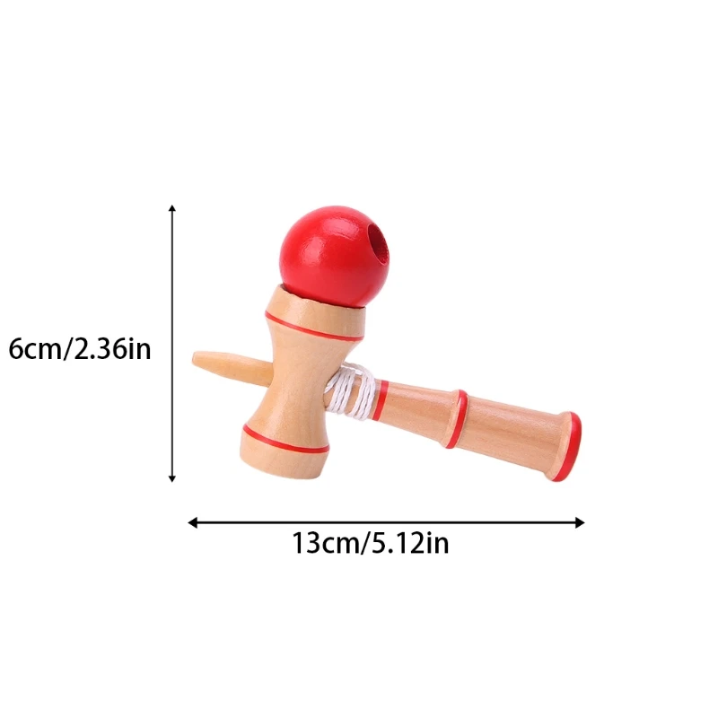 1 шт., детский шар Kendama, японская традиционная деревянная игра, баланс, обучающие игрушки для детей и взрослых