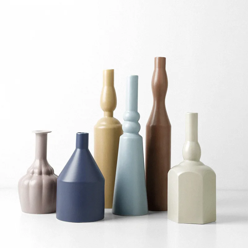

Modern Simple Style Morandi Matt Vase Home Decoration Ceramic Decorative Vases Craft