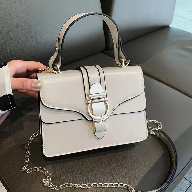 

2019 Women PU Leather Handbags Famous Fashion Shoulder Bags Female Luxury Designer Crossbody Purses Mini Small Square Messenger