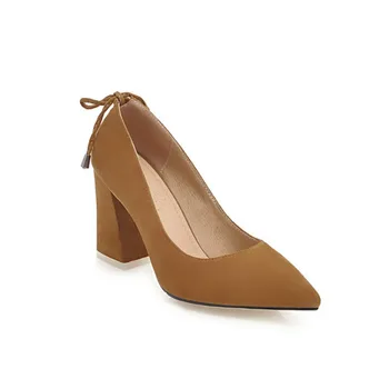 

In 2018, the spring and autumn period and the new fashion high pointed mouth with thick with shallow