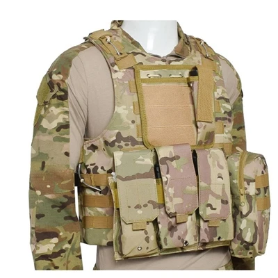 US ACU Airsoft Tactical Vest Adjustable Size Molle Combat Vest for Paintball - Цвет: cp