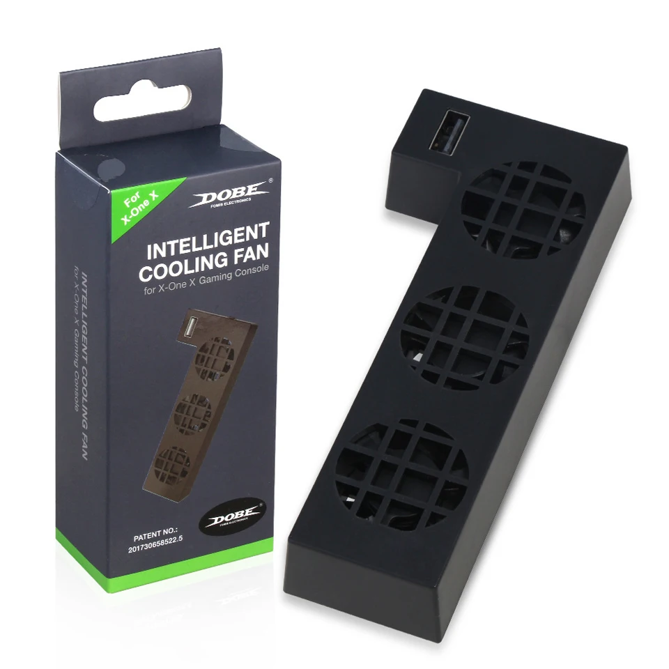 

Intelligent Cooling Fan External USB Port with 3 Cool Fans System for Mircosoft XBOX ONE X Console