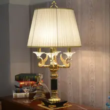 Golen Кристалл Настольная лампа D40cm H76cm Кристалл Настольная лампа Европейский Стиль E14 Спальня прикроватной тумбочке Освещение светильник лампа