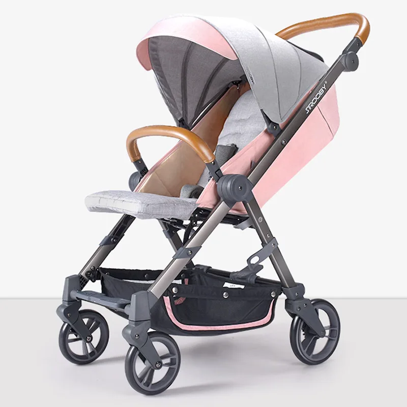 

High Landscape Baby Stroller Light Foldable Umbrella Stroller Can Sit Or Lie Down Kinderwagen Bebek Arabasi Portable Stroller