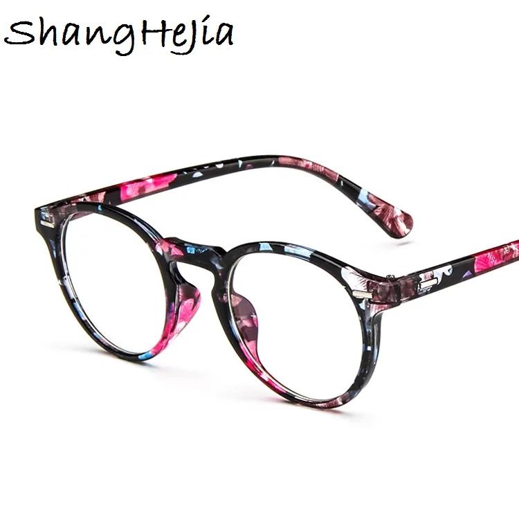 Fashion Women Glasses Frame Men Eyeglasses Frame Vintage Round Clear Lens Glasses Optical Spectacle eyeglasses frames eyewear frames women glasses fashion eyeglasses