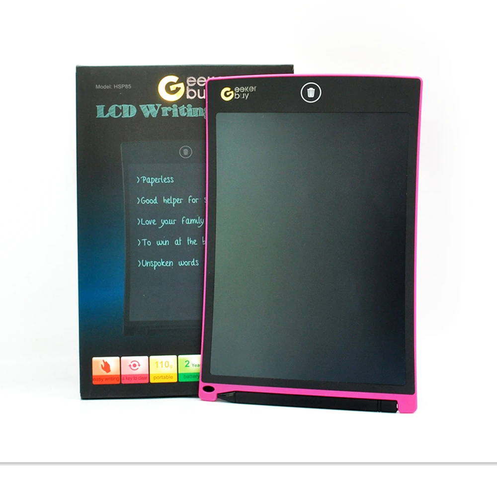 Portable Ultra Slim 8.5 inch Digital Writing Tablet for Handwriting with one key control