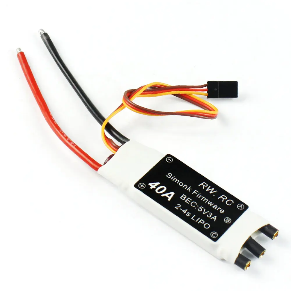 4 шт./лот RW.Rc Simonk 30A OPTO 2 6S / 40A 4S Lipo ESC мини контроллер скорости для DIY RC Мультикоптер