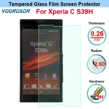 Top quality Tempered Glass Anti Shatter Screen Protector For Sony Xperia C S39h C2305 Film Top quality Tempered Glass Anti Shatter Screen Protector For Sony Xperia C S39h C2305 Film