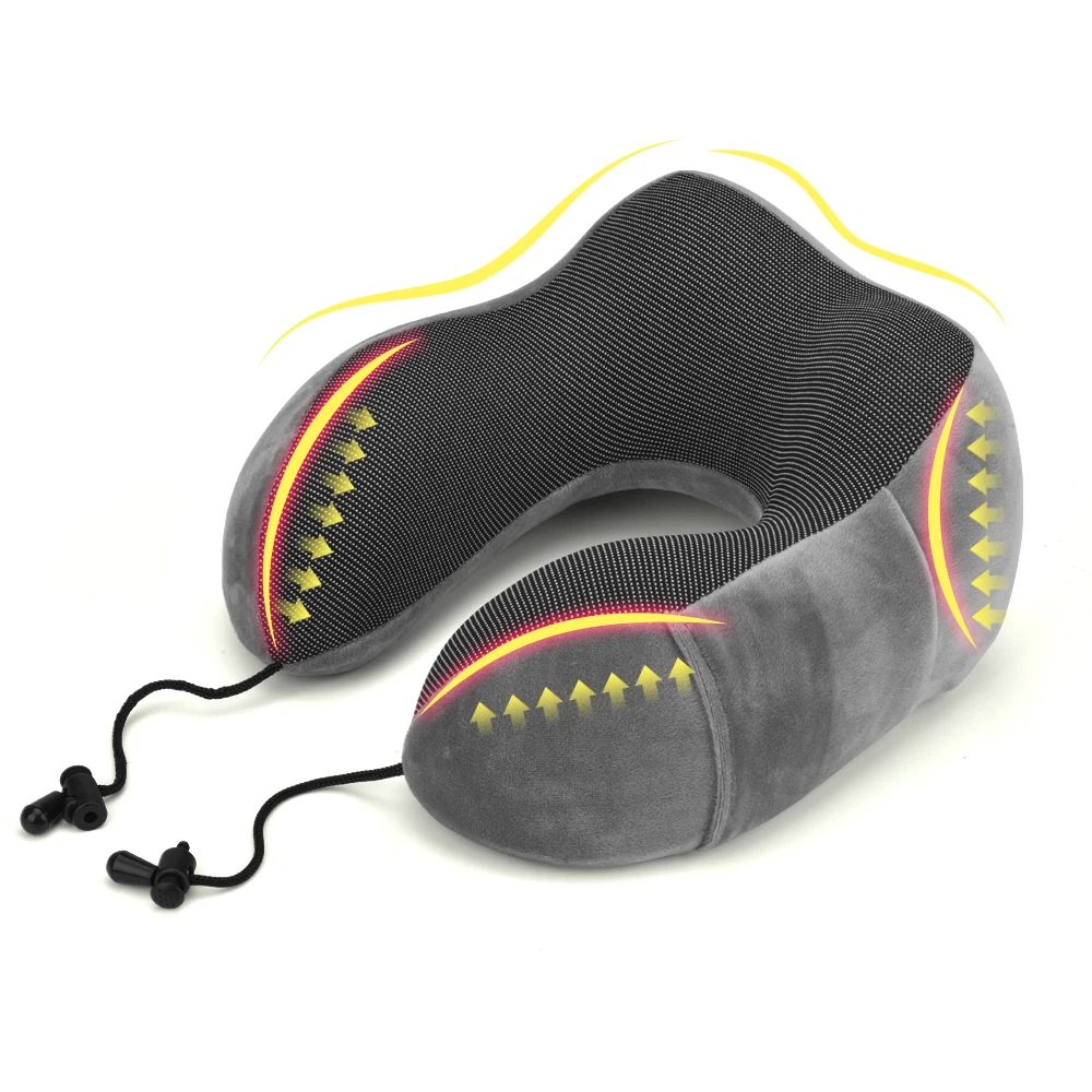 Memory Foam u-образная дорожная защитная подушка для шеи медленный отскок подушки шеи Шейная Поддержка Подушка здравоохранения постельные принадлежности