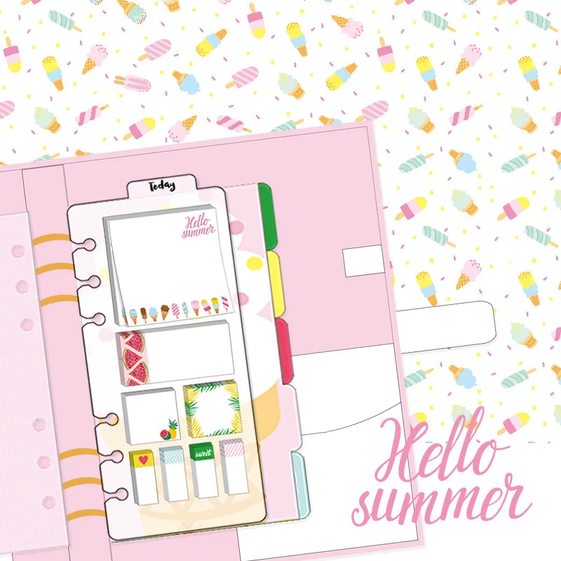 Lovedoki I Love Summer Sticky Note необычный блокнот для заметок сделай сам планировщик