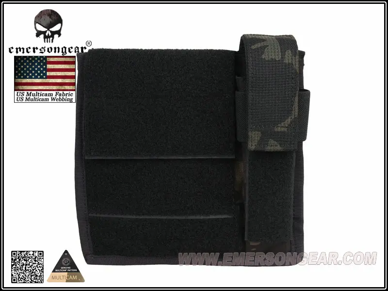 

Emersongear Tactical Admin&Light MAP Pouch Molle bag Military Airsoft pouch Tactical Accessory EM9022 multicam Black AOR