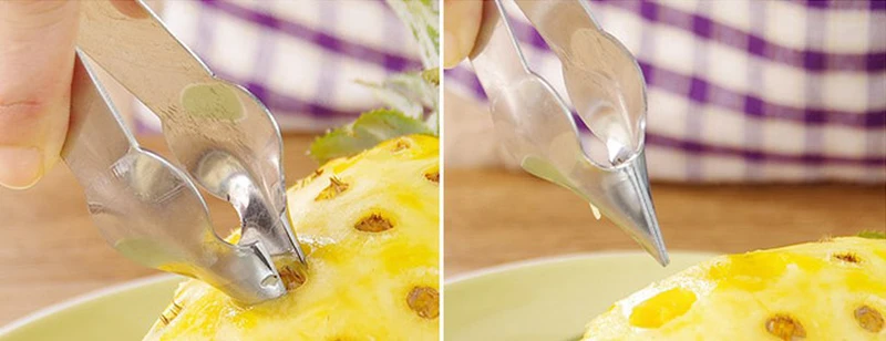 QuickDone легкий резак нож для ананаса Фруктовый нож для чистки ананаса корер ломтерезатели из нержавеющей стали щипцы для ананасов кухонные инструменты AKC5048