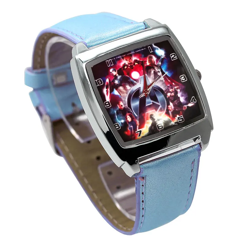 

High quality children's quartz clock cartoon character boy girl colorful leather sport is watch kid student gift braceletrelojes