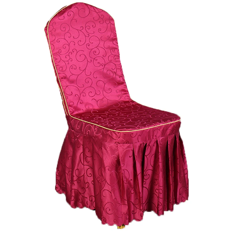 

Hotel restaurant restaurant universal chair cover, one-piece dining table seat cover, wedding banquet stool cover