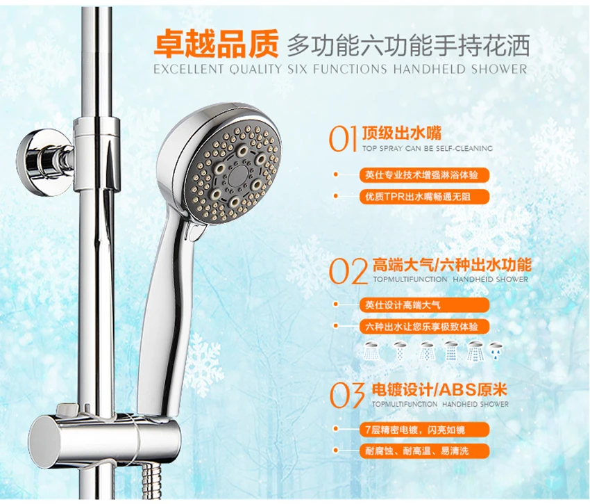 LF86013 повышающий давление душ/экономичная вода душ/дождевая душевая головка s/распылитель фильтр прозрачная ручная душевая головка