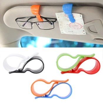

1Pair Auto Car Vehicle Visor Sunglasses Glasses Card Pen Holder Ticket Clips