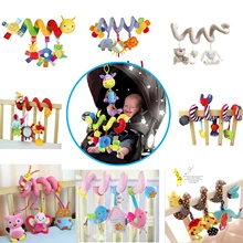 Multi-style Soft 0-12 months Baby Toy Spiral Bed&Stroller Car Seat Hanging Bebe Educational Rattle Toys For Newborns Gifts