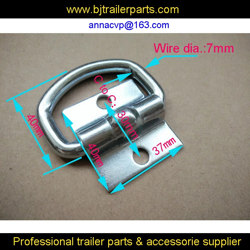 

High quality deck ring, lashing ring, rope ring D ring tie down point anchor for trailers trailer parts accessories