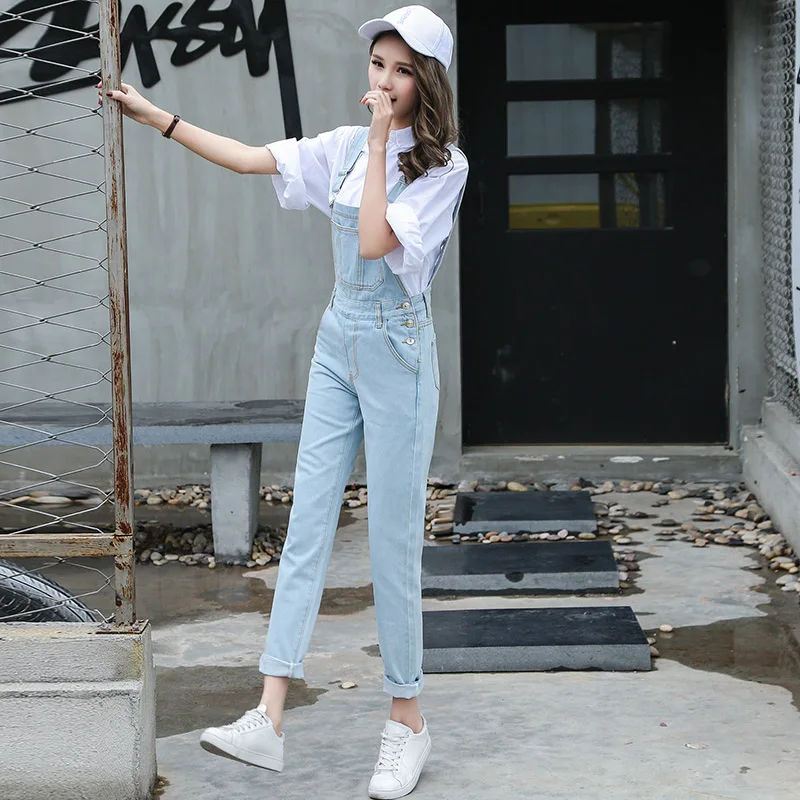 S-l Jeans Women Jumpsuit Denim Romper 