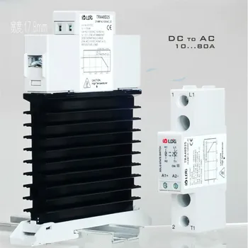 

Din Rail Solid State Relay Module DC Control AC 10A 25A 40A 60A 80A Single Phase SSR with Din Base Heat Sink