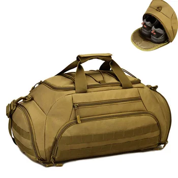 

35L Gym Bag Backpack Rucksack Tactical Military Molle Army Bags Waterproof Sports Camping 14'' Laptop Camera Men Mochila XA335WA