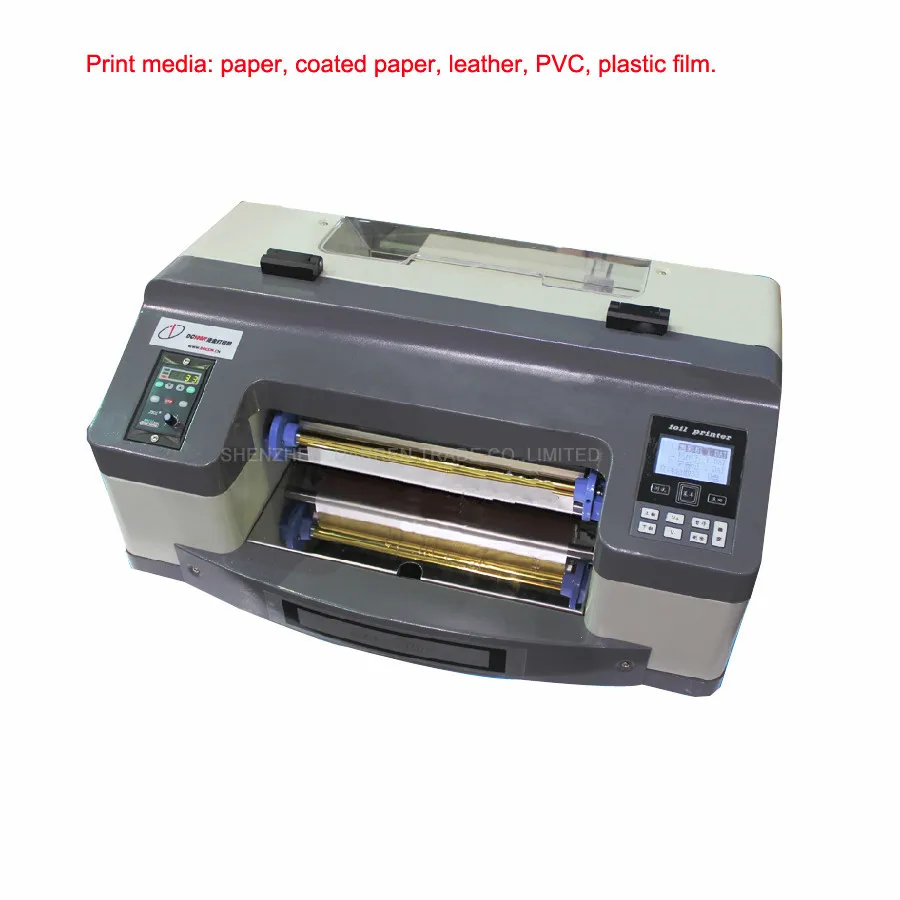 300 мм Цифровой горячего тиснения фольгой печатная машина полуавтоматический цифровой принтер этикеток DC300TJ 200 точек/дюйм планшетный