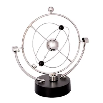 

Kinetic Orbital Electromagnetic Pendulum Perpetual Instrument Model Office Decoration Magnetic Sculptures desk art sculpture